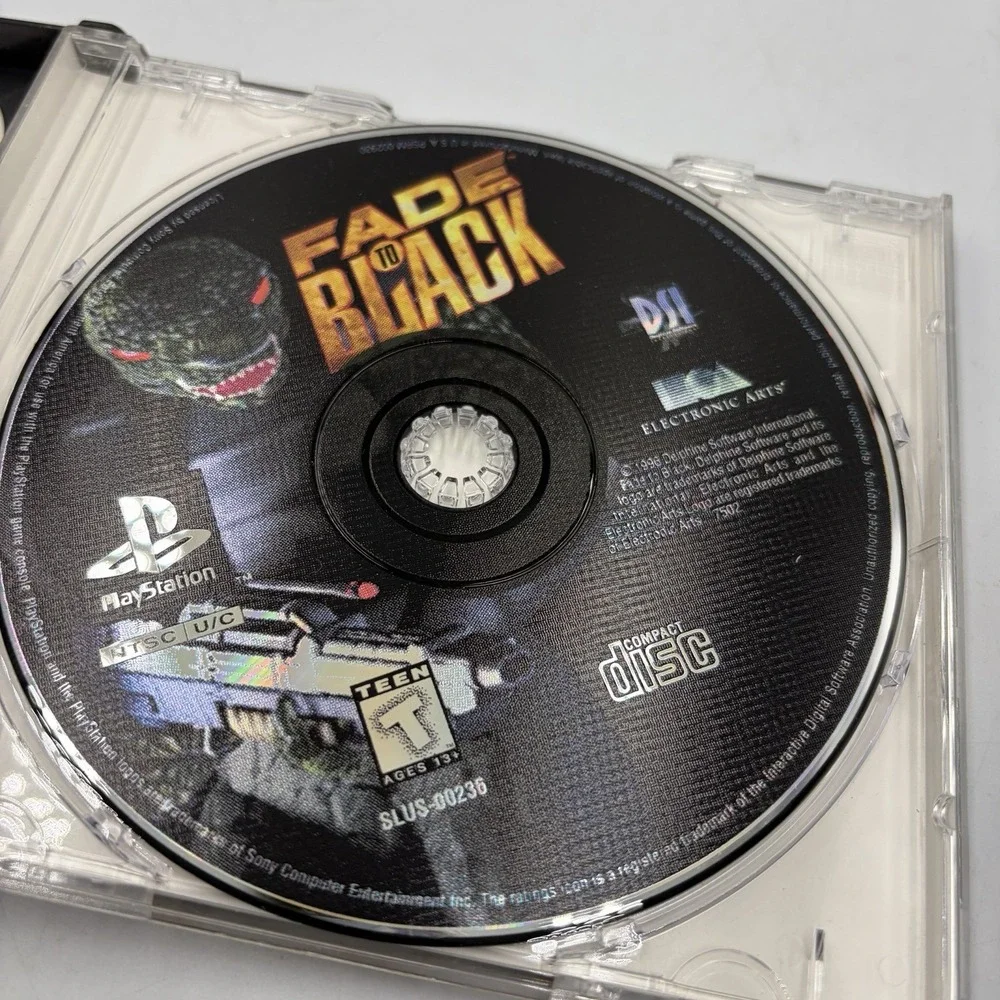Fade to Black (Sony PlayStation 1, 1996)  PS1 CIB